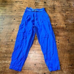 Pinnacle bright blue vintage size 5 tracksuit joggers